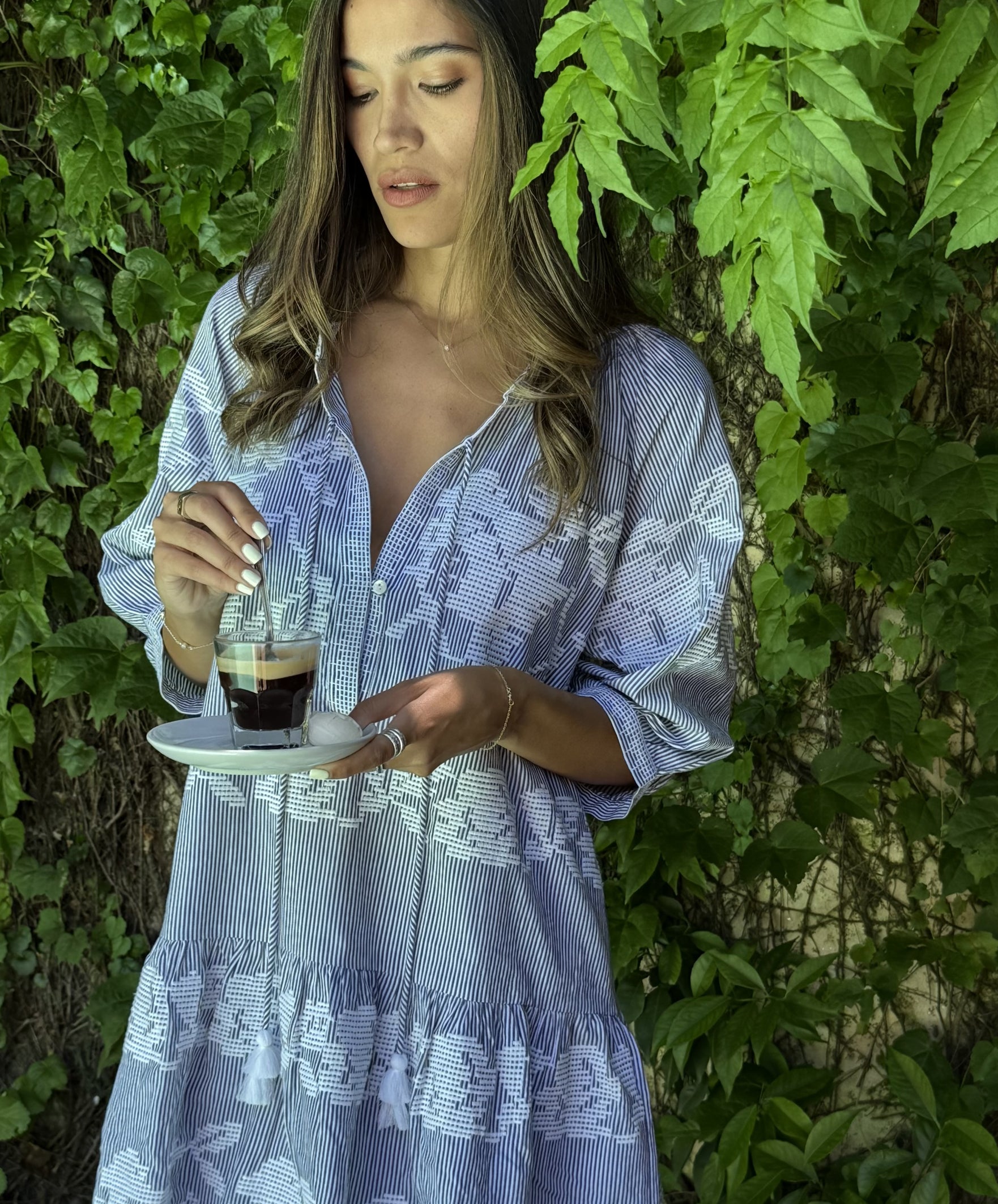 Close up details of the Rose and Rose Snaresbrook dress.